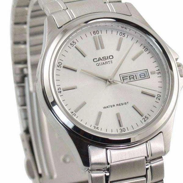 Casio MTP-1239D-7ADF Silver Stainless Steel Strap Watch for Men