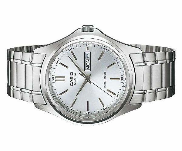 Casio MTP-1239D-7ADF Silver Stainless Steel Strap Watch for Men