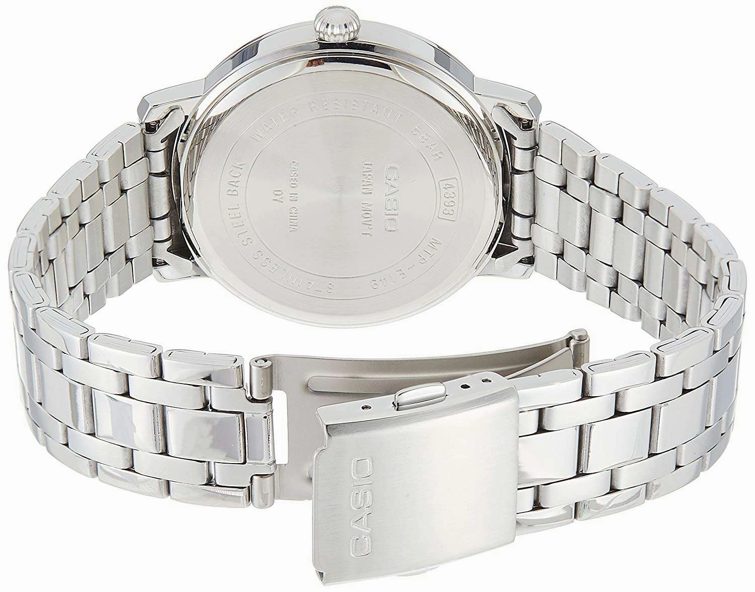 Casio MTP-E149D-7B Silver Stainless Watch for Men