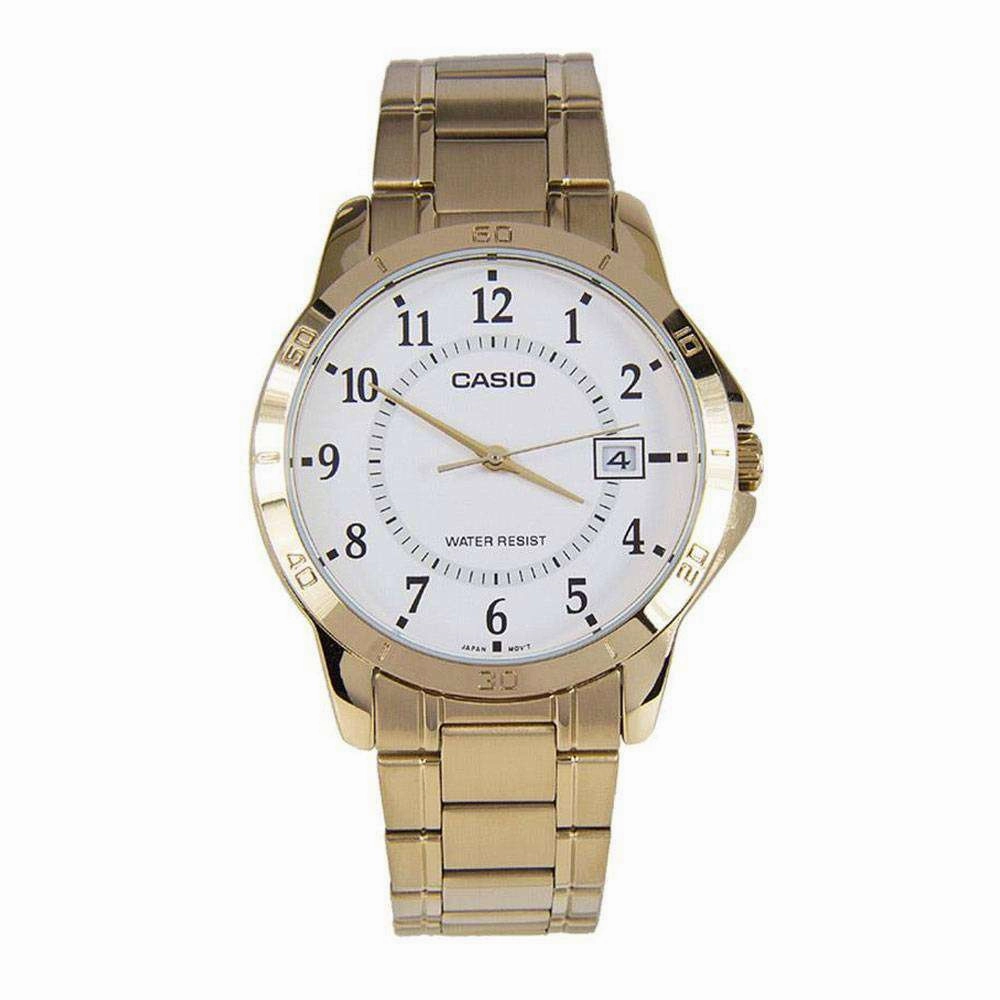 Casio MTP-V004G-7B Gold Stainless Watch for Men