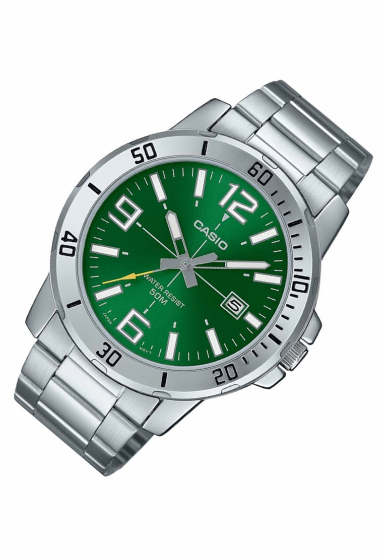 Casio MTP-VD01D-3B Analog Stainless Steel Strap Watch For Men