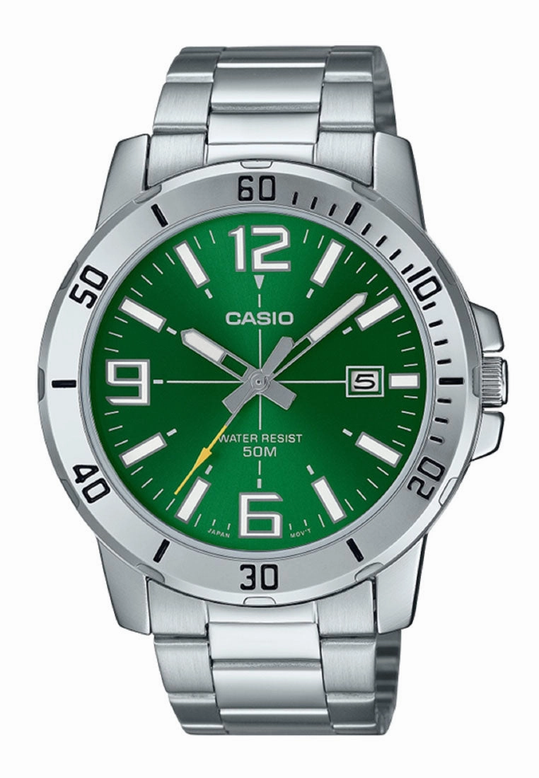 Casio MTP-VD01D-3B Analog Stainless Steel Strap Watch For Men