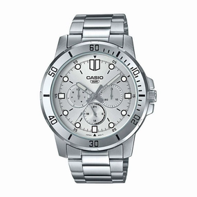 Casio MTP-VD300D-7E Silver Stainless Watch