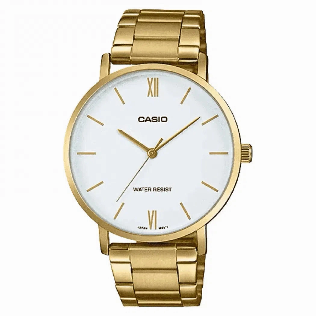 Casio MTP-VT01G-7B Gold Stainless Watch for Men