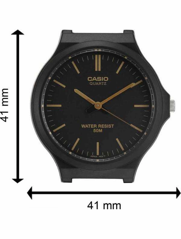 Casio MW-240-1E2VDF Black Resin Strap Watch for Men