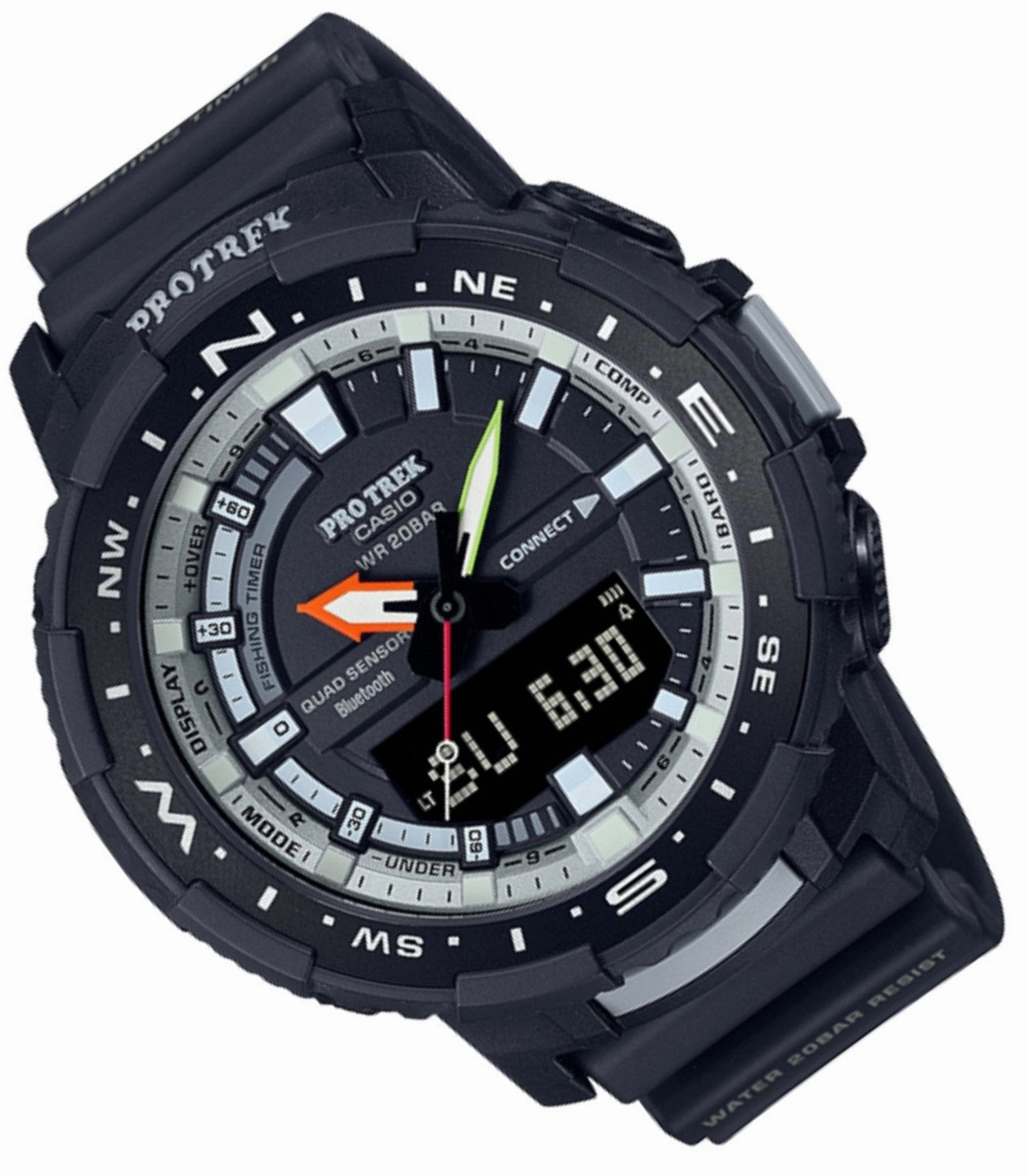 Casio Pro Trek PRT-B70-1DR Bluetooth Digital Analog Smart Watch For Men