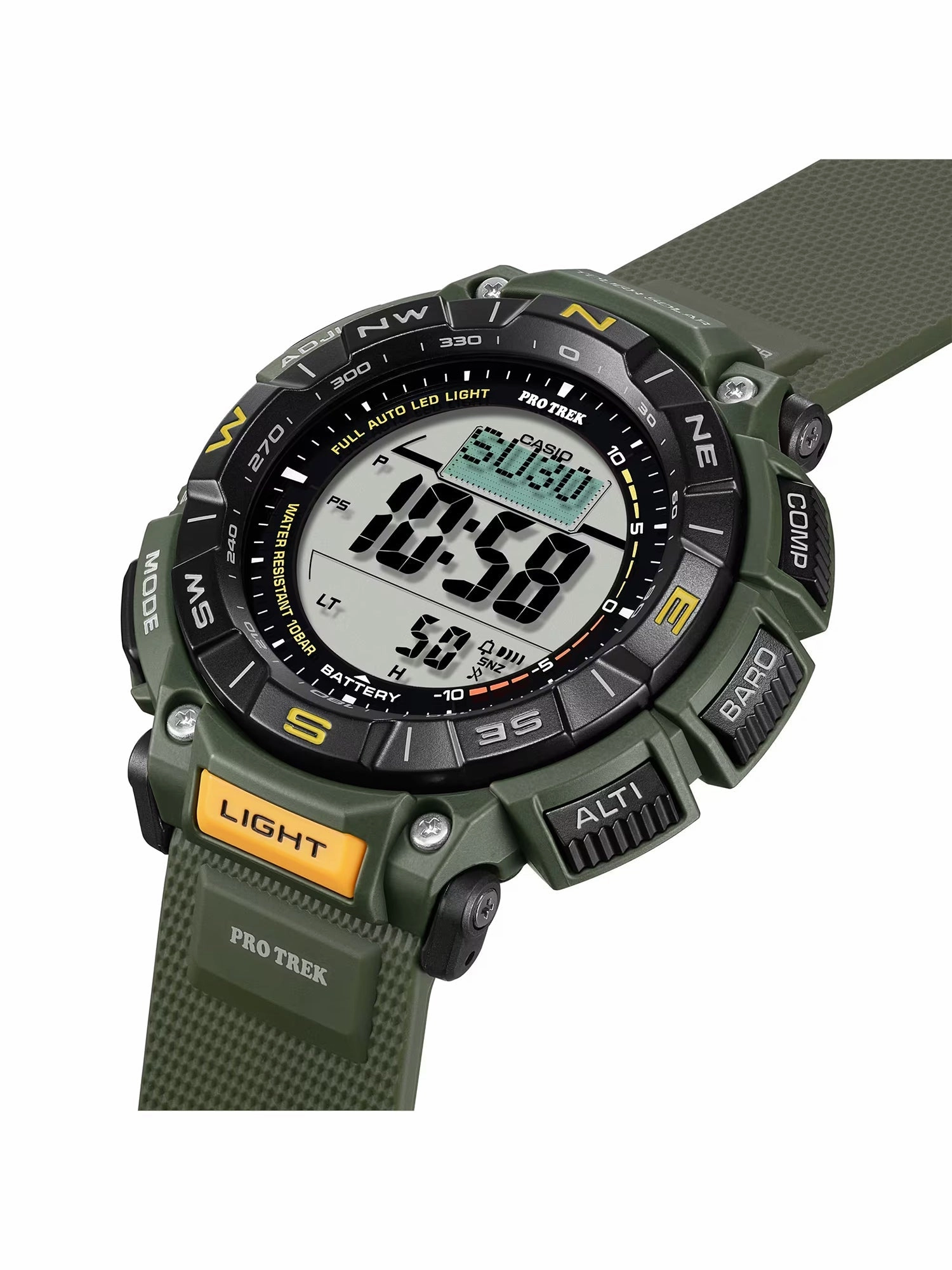 Casio PRO TREK Tough Solar Altimeter Barometer Thermometer watch PRG340-3