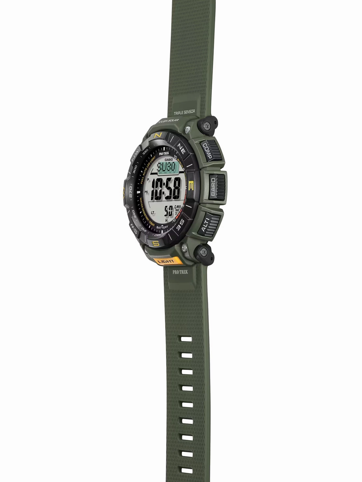 Casio PRO TREK Tough Solar Altimeter Barometer Thermometer watch PRG340-3