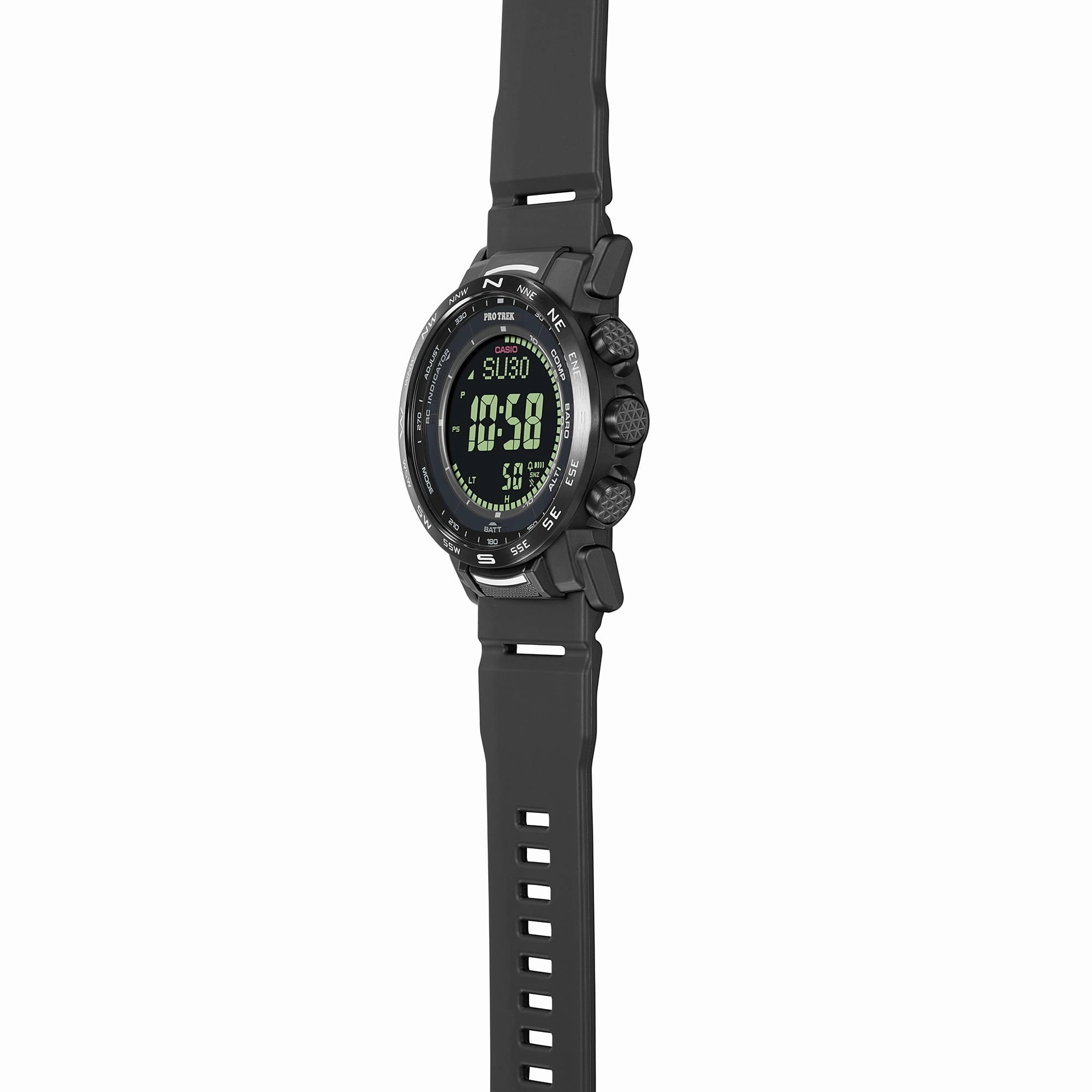 Casio Pro Trek Tough Solar Black Resin Band Watch PRW35Y-1B
