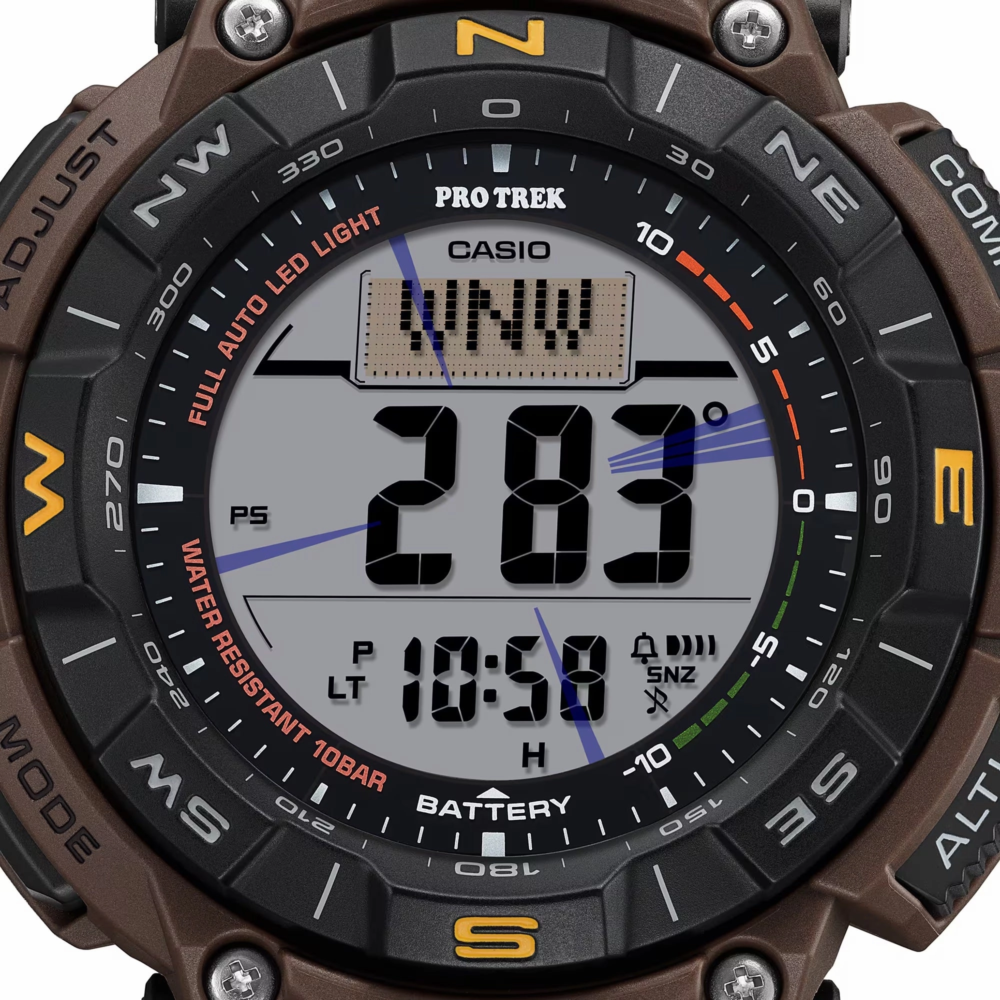 Casio Protrek CLIMBING COYOTE BROWN Triple Sensor Solar Mens Watch PRG340L-5
