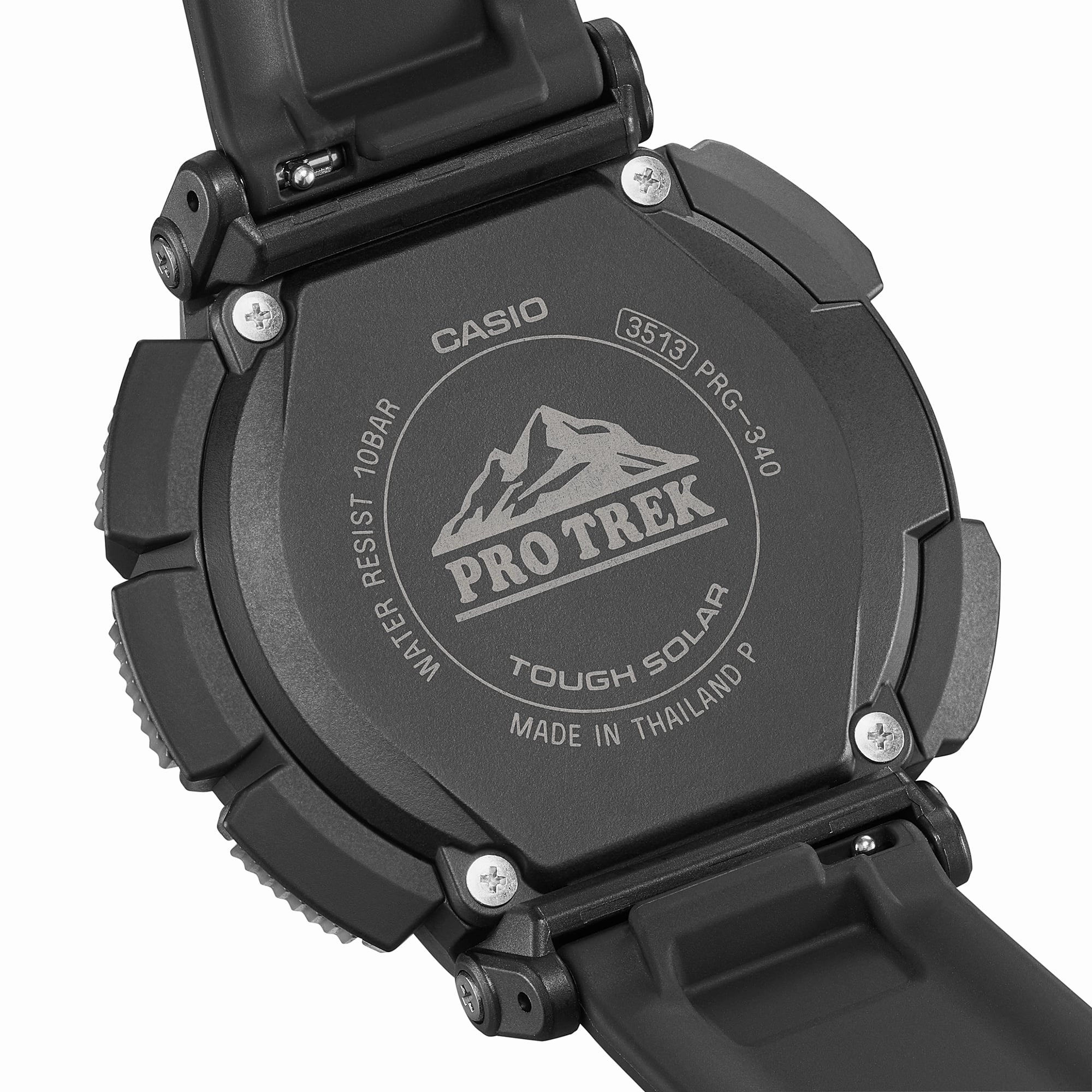 Casio Protrek Digital Solar Black Resin Band Watch PRG340-1D