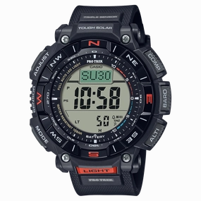 Casio Protrek Digital Solar Black Resin Band Watch PRG340-1D
