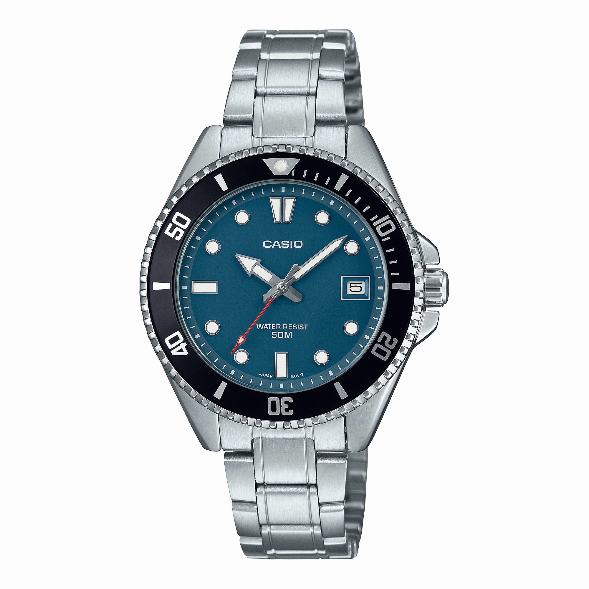 Casio Standard Analogue Diver Stainless Steel Watch MDV10D-2A1