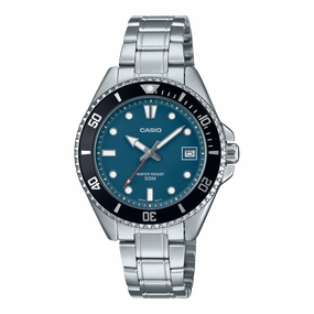 Casio Standard Analogue Diver Stainless Steel Watch MDV10D-2A1