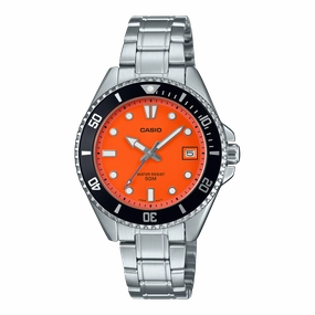 Casio Standard Analogue Diver Stainless Steel Watch MDV10D-4A1