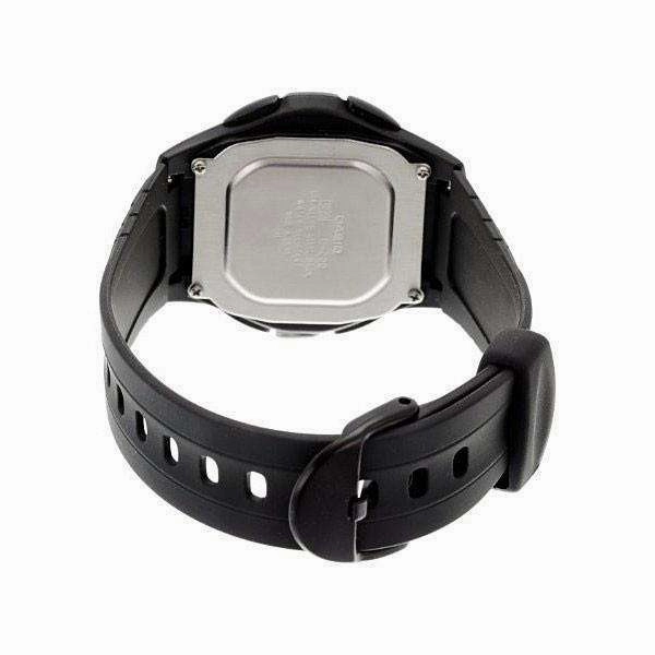 Casio Standard F-200W-9ADF Black Resin Strap Watch for Men