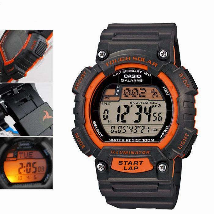 Casio STL-S100H-4A Grey Resin Strap Watch for Men