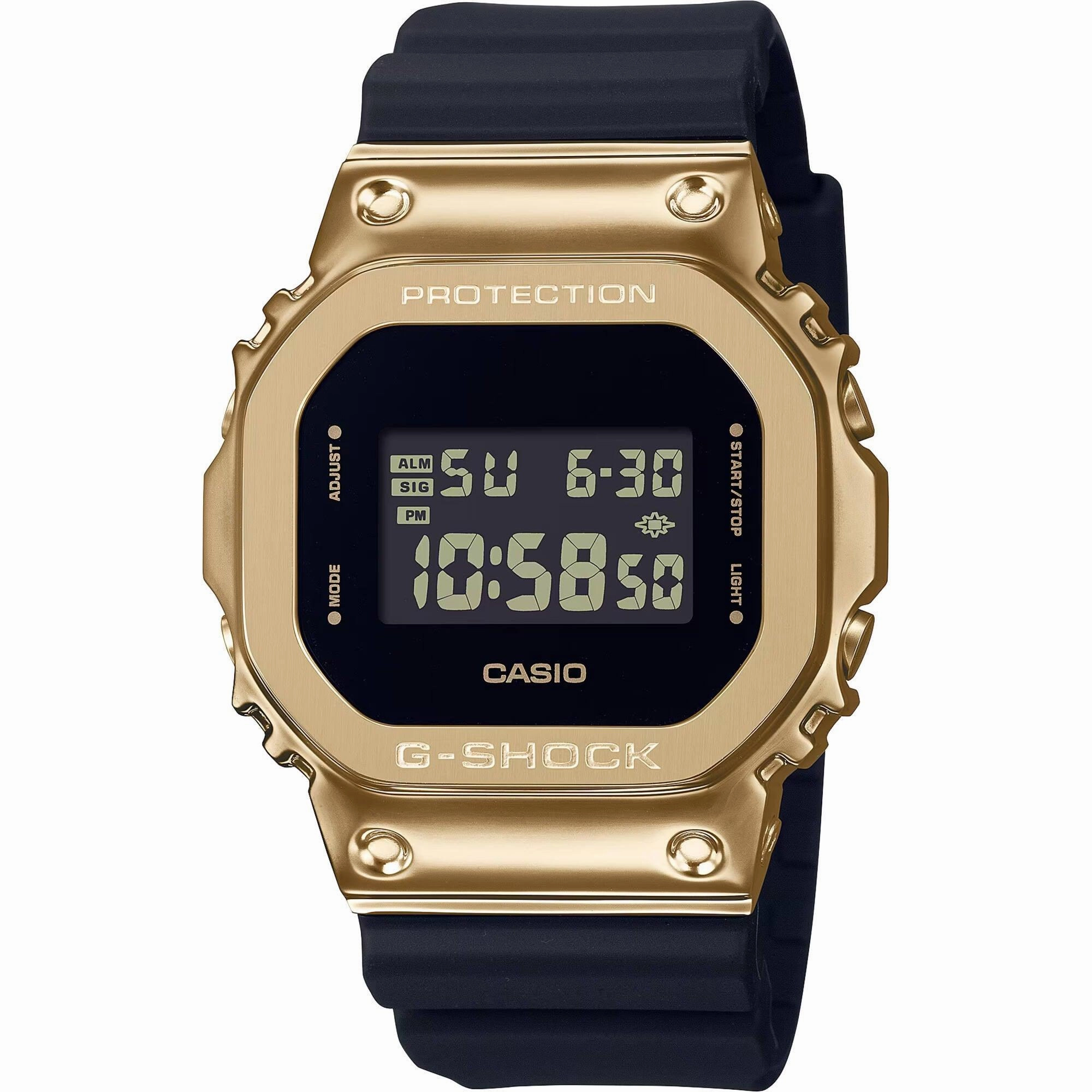 Casio Unisex Watch - G-Shock Black Digital Dial Shock Resistant Strap | GM5600G-9
