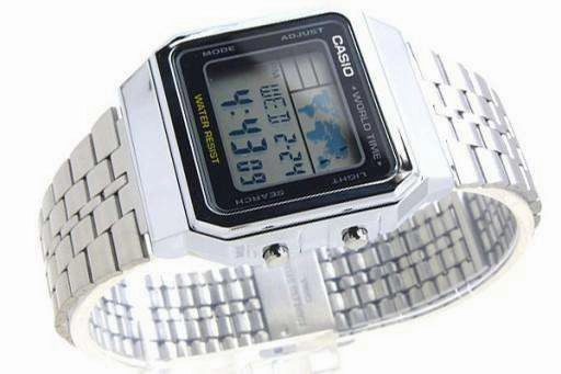 Casio Vintage A500WA-1D Silver Stainless Watch Unisex