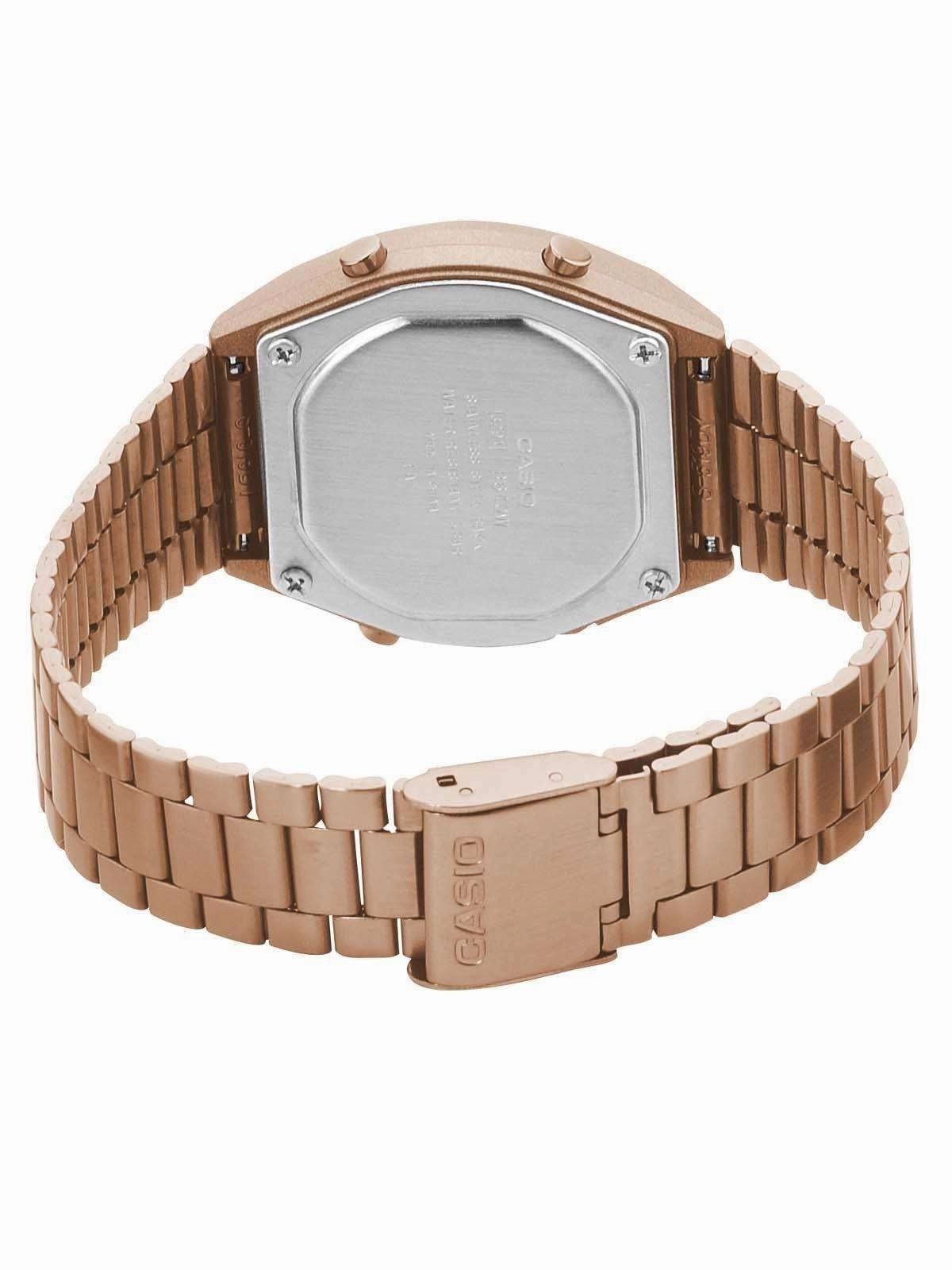 Casio Vintage B640WC-5A Rose Gold Watch for Men and Women