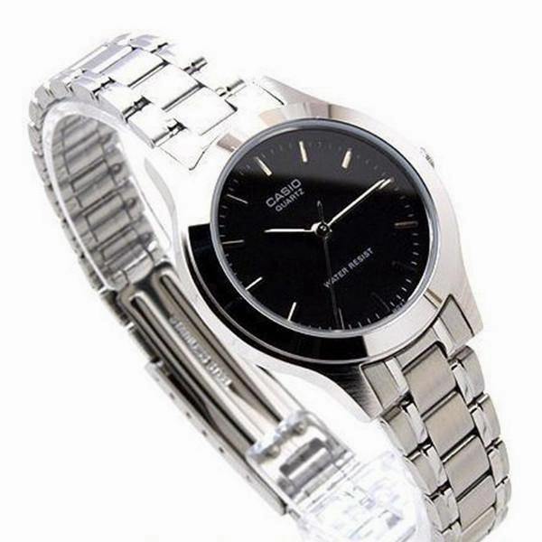 Casio Vintage LTP-1128A-1ARDF Silver Stainless Watch for Women