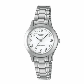 Casio Vintage LTP-1128A-7B Silver Stainless Watch for Women
