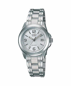 Casio Vintage LTP-1215A-7A Silver Watch for Women
