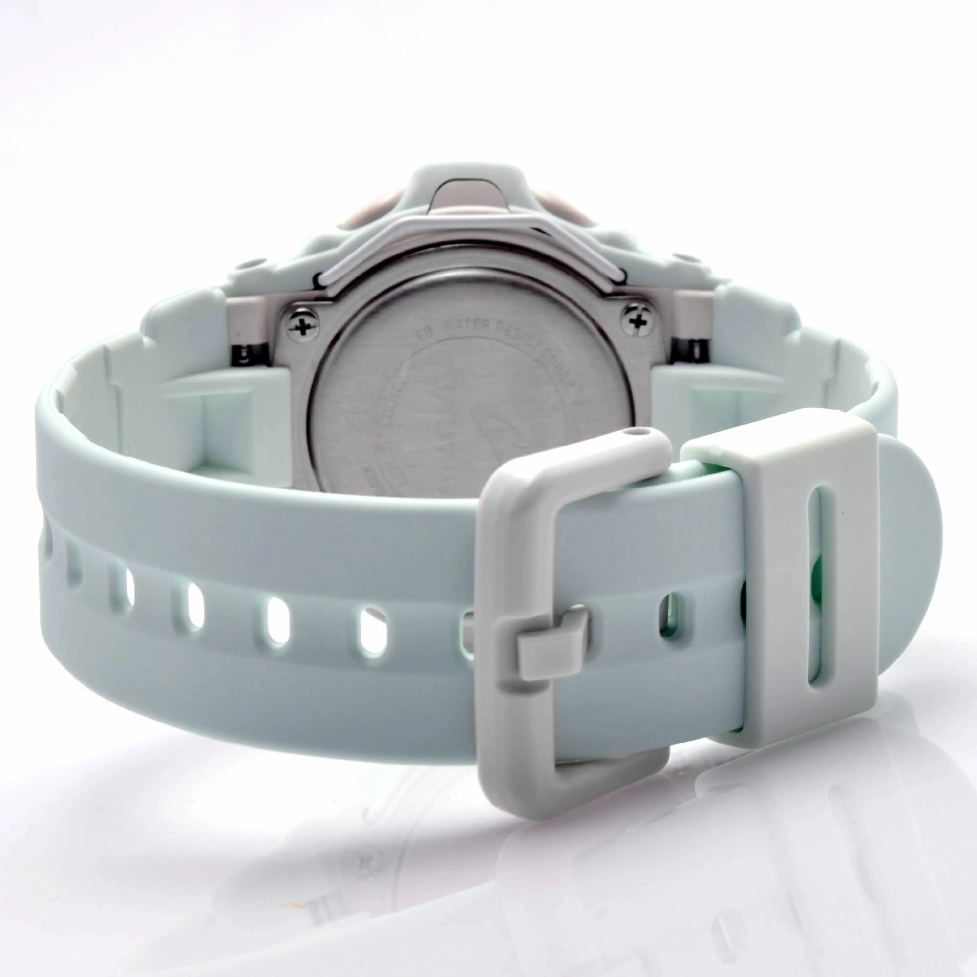 Casio Women's Digital Watch - Baby-G Digital Dial Light Green Strap Dive | BG169R-3