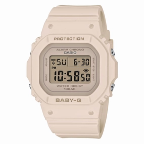 Casio Women's Digital Watch - Baby-G Quartz Chrono Black Resin Strap | BGD-565-4
