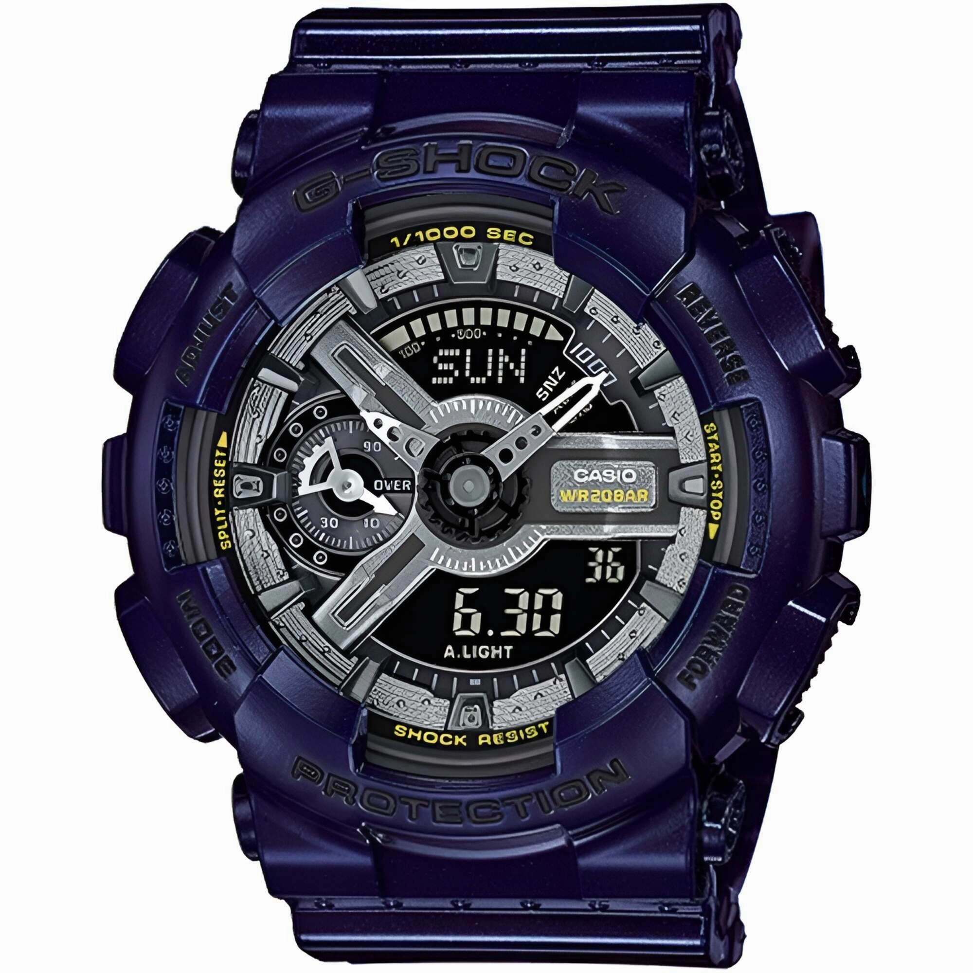 Casio Women's Watch - G-Shock Analog-Digital Dial Blue Resin Strap | GMAS110MC-2A