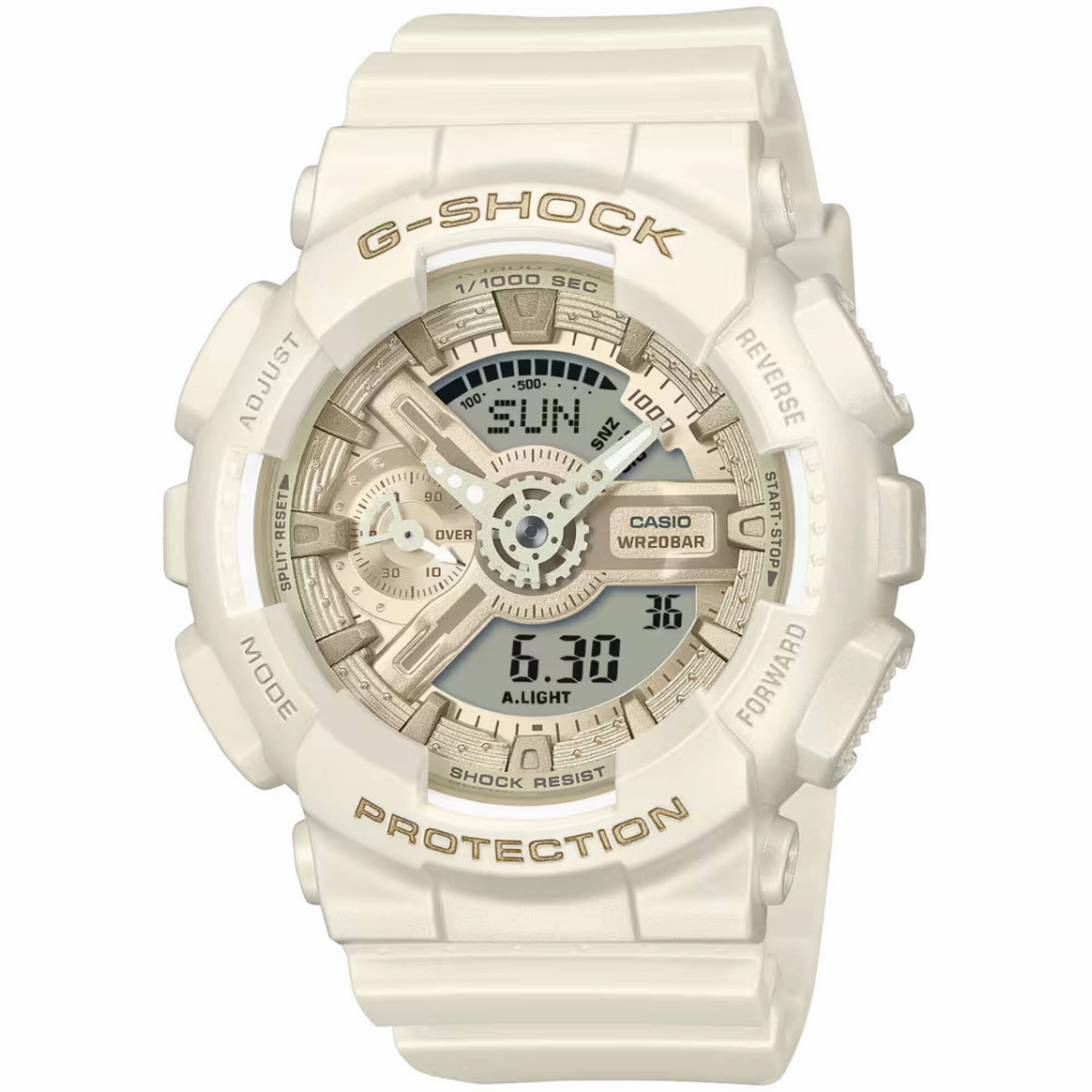 Casio Women's Watch - G-Shock Analog-Digital Dial Pearl Strap | GMAS110ST-7A