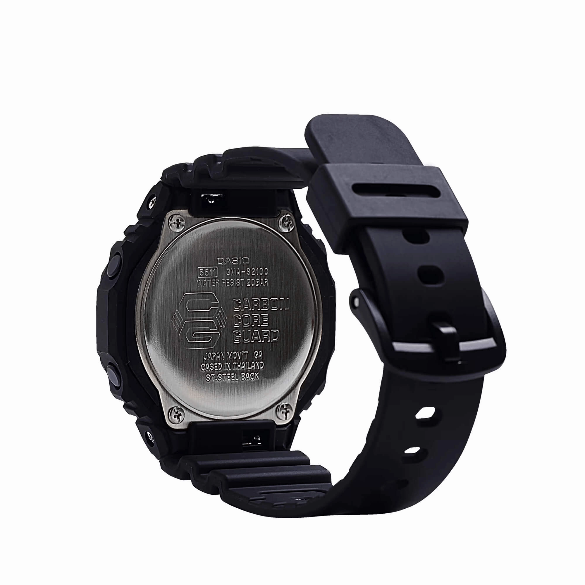 Casio Women's Watch - G-Shock Black Analog-Digital Dial Resin Strap | GMAS2100-1A