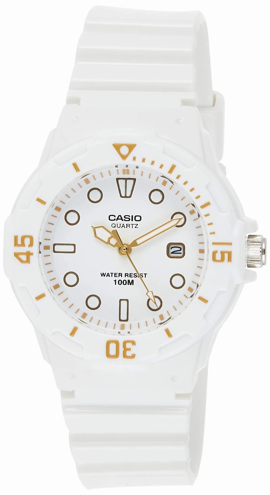 Casio Women's White Resin Quartz Series LRW200H-7E2