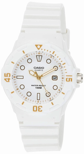 Casio Women's White Resin Quartz Series LRW200H-7E2