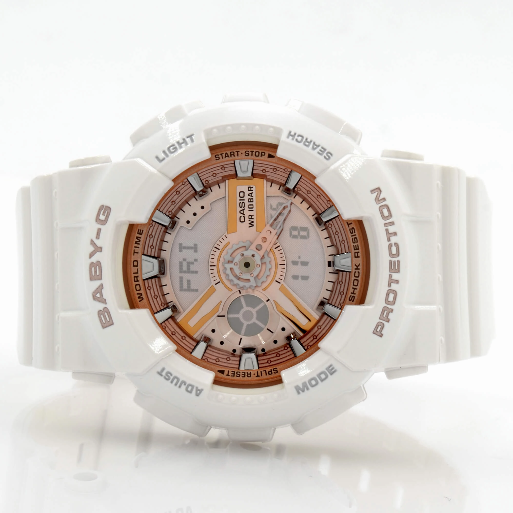 Casio Women's World Time Watch - Baby-G Ana-Digital Dial Resin Strap | BA110-7A1