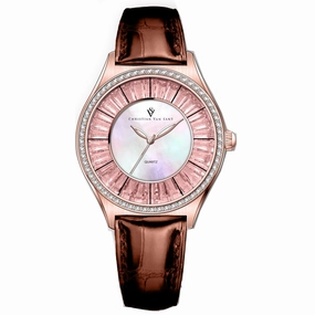Christian Van Sant Women's Luna Mother of pearl Dial Watch