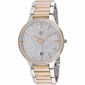 Christian Van Sant Women's Watch - Alessia Silver Dial Two Tone Bracelet | CV0293A