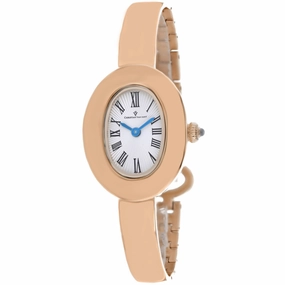 Christian Van Sant Women's Watch - Anora Silver Dial Rose Gold Bracelet | CV4338