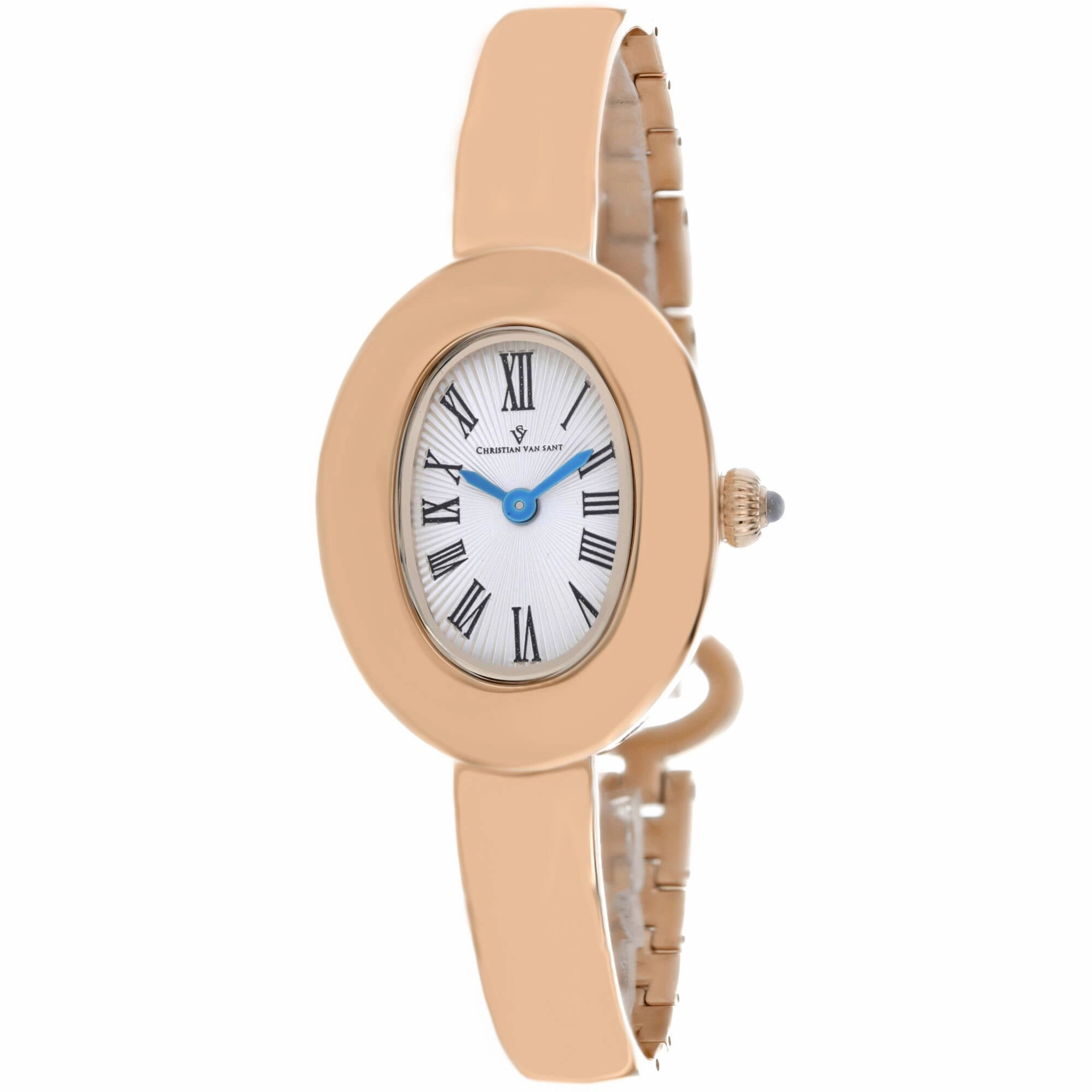Christian Van Sant Women's Watch - Anora Silver Dial Rose Gold Bracelet | CV4338