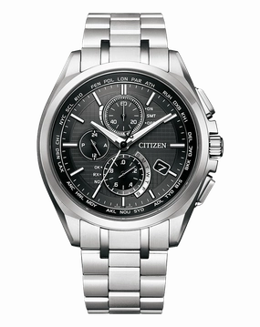 Citizen Attesa Radio Controlled Eco-Drive Titanium Watch AT8040-57E