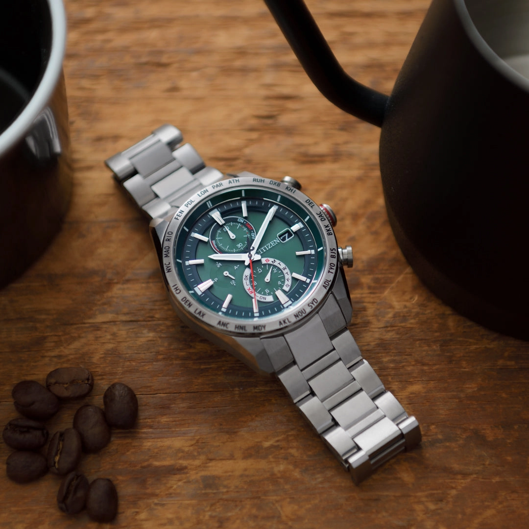 Citizen Attesa Radio Controlled Eco-Drive Titanium Watch AT8181-63W