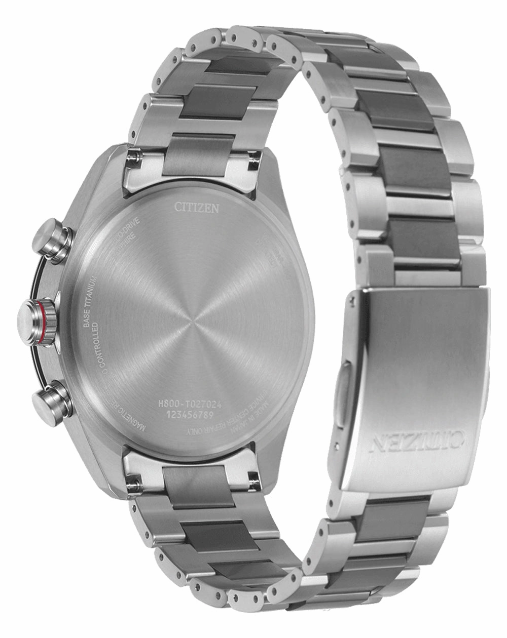 Citizen Attesa Radio Controlled Eco-Drive Titanium Watch AT8186-51L
