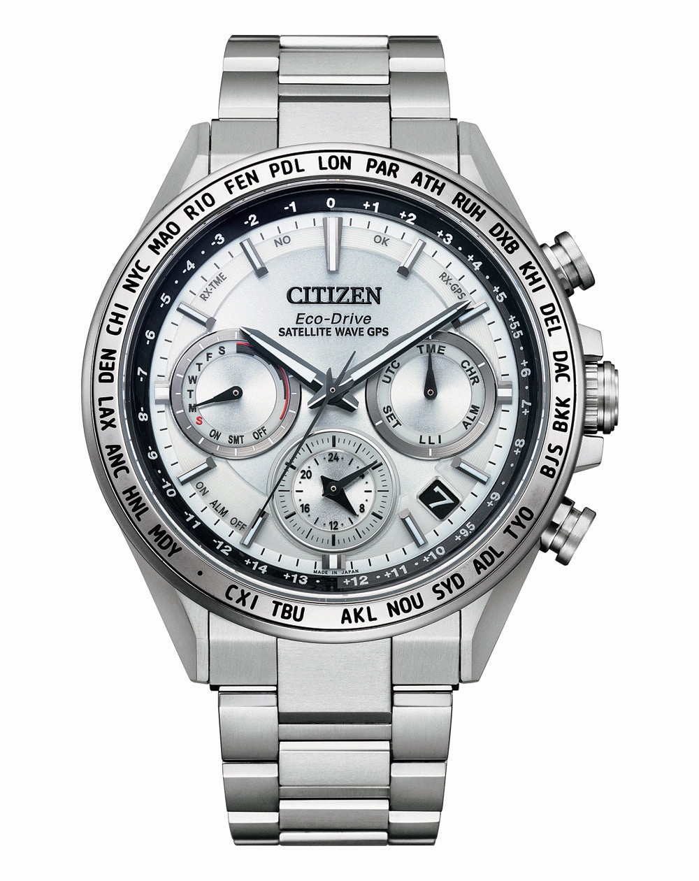 Citizen Attesa Satellite Eco-Drive Titanium Watch CC4010-80A