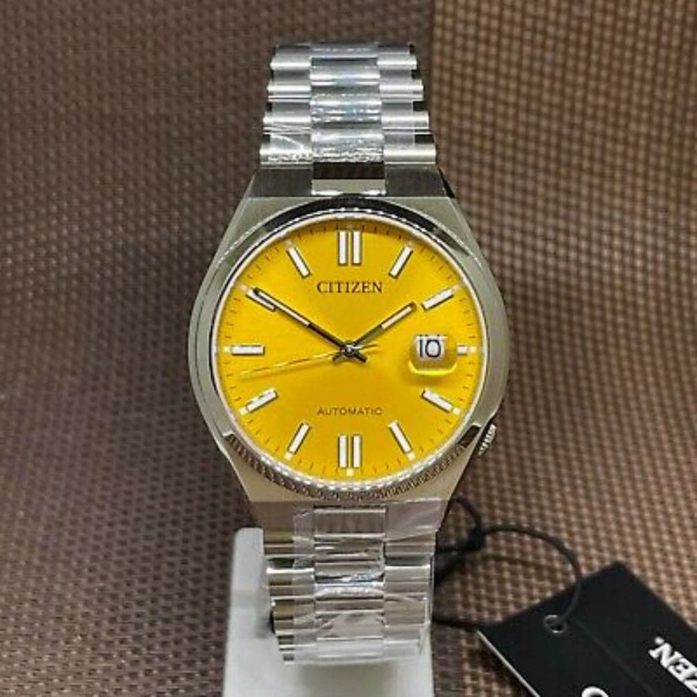 Citizen Automatic Gold Dial Stainless Steel Men's Watch NJ0150-81Z