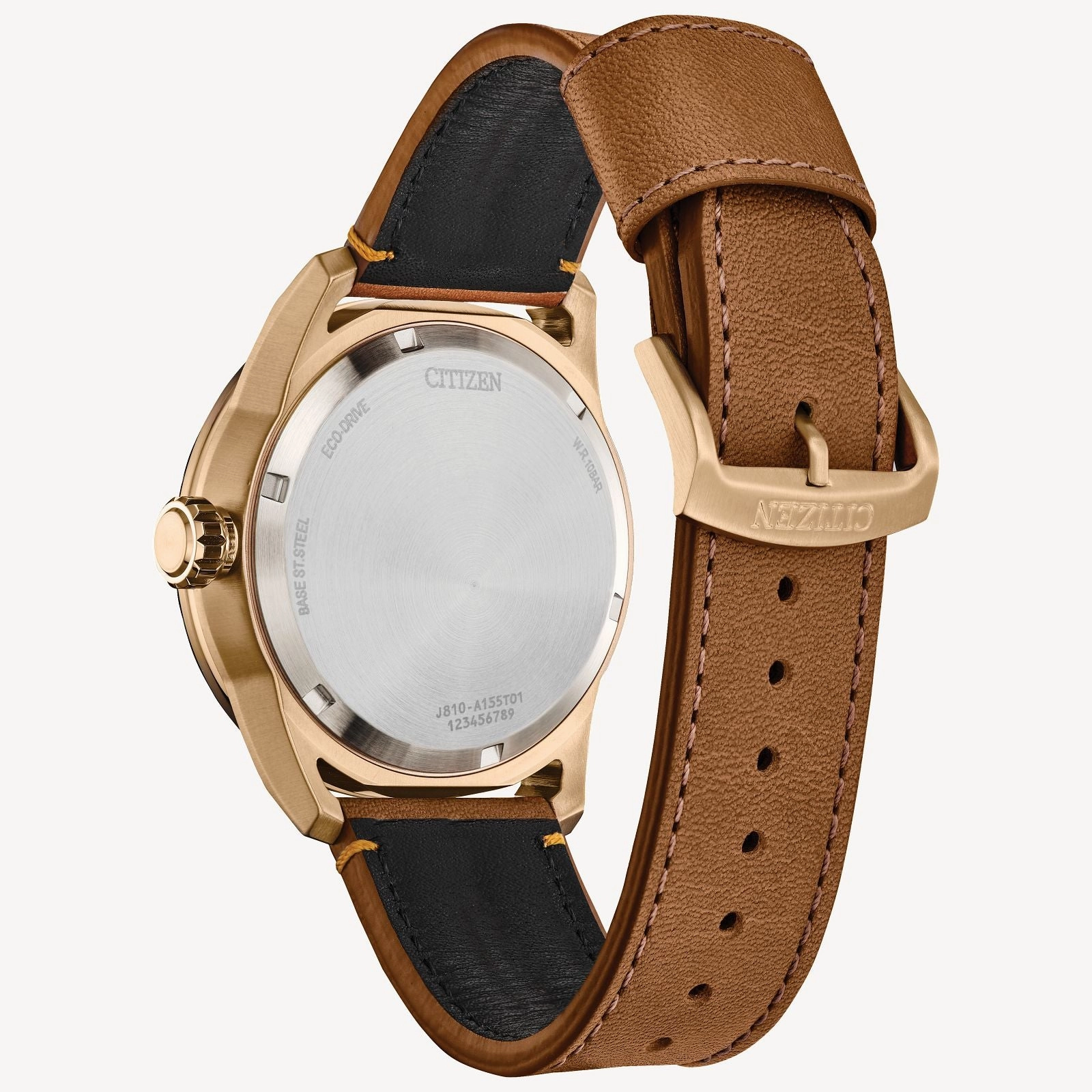 Citizen Avion Eco-Drive Leather Strap Men's Watch AW1733-09E