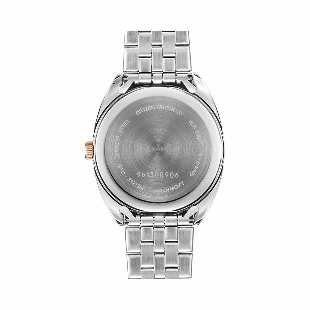 CITIZEN BI5096-53L BLUE DIAL TWO-TONE STAINLESS STEEL BRACELET STRAP MEN'S WATCH