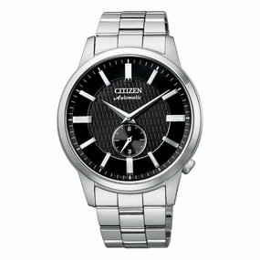 Citizen Black Dial Stainless Steel Men's Watch NK5000-98E
