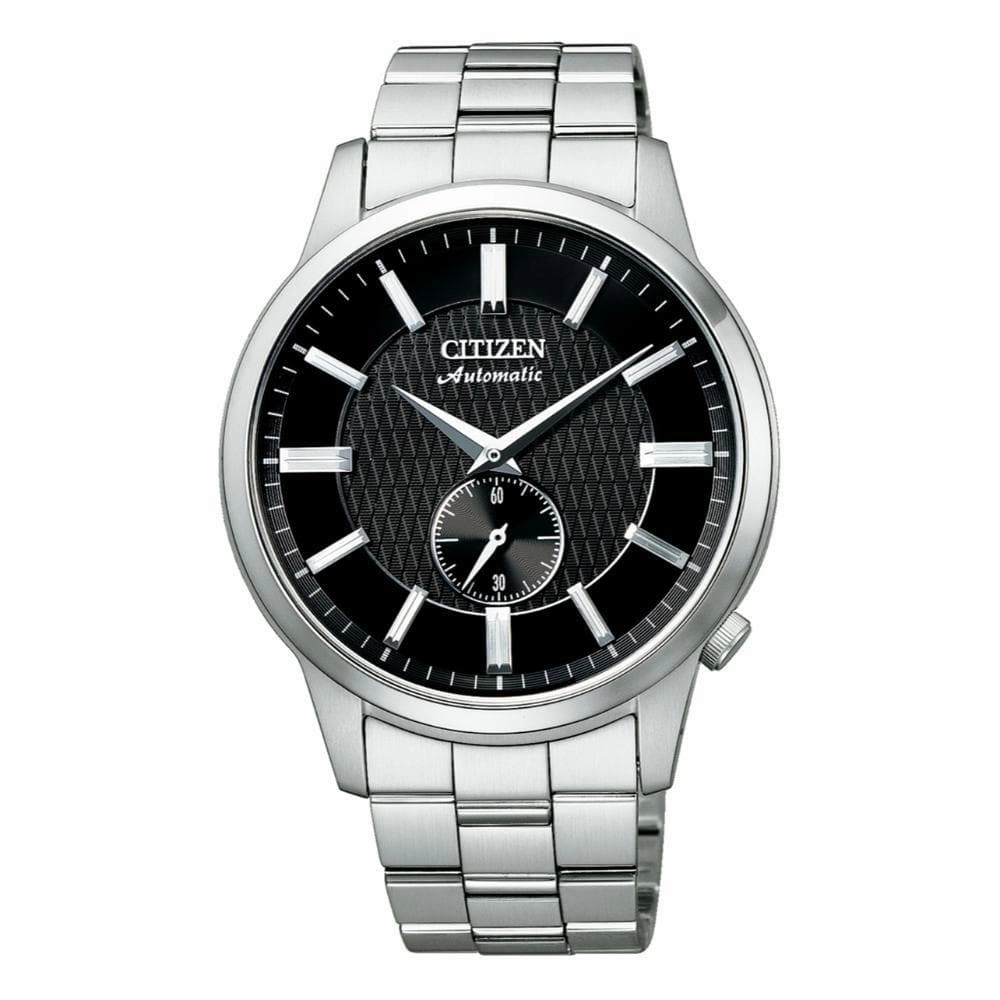Citizen Black Dial Stainless Steel Men's Watch NK5000-98E