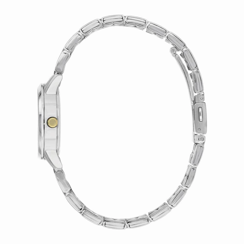 Citizen Black Dial Two-Tone Stainless Steel Strap Women Watch EQ0608-55E