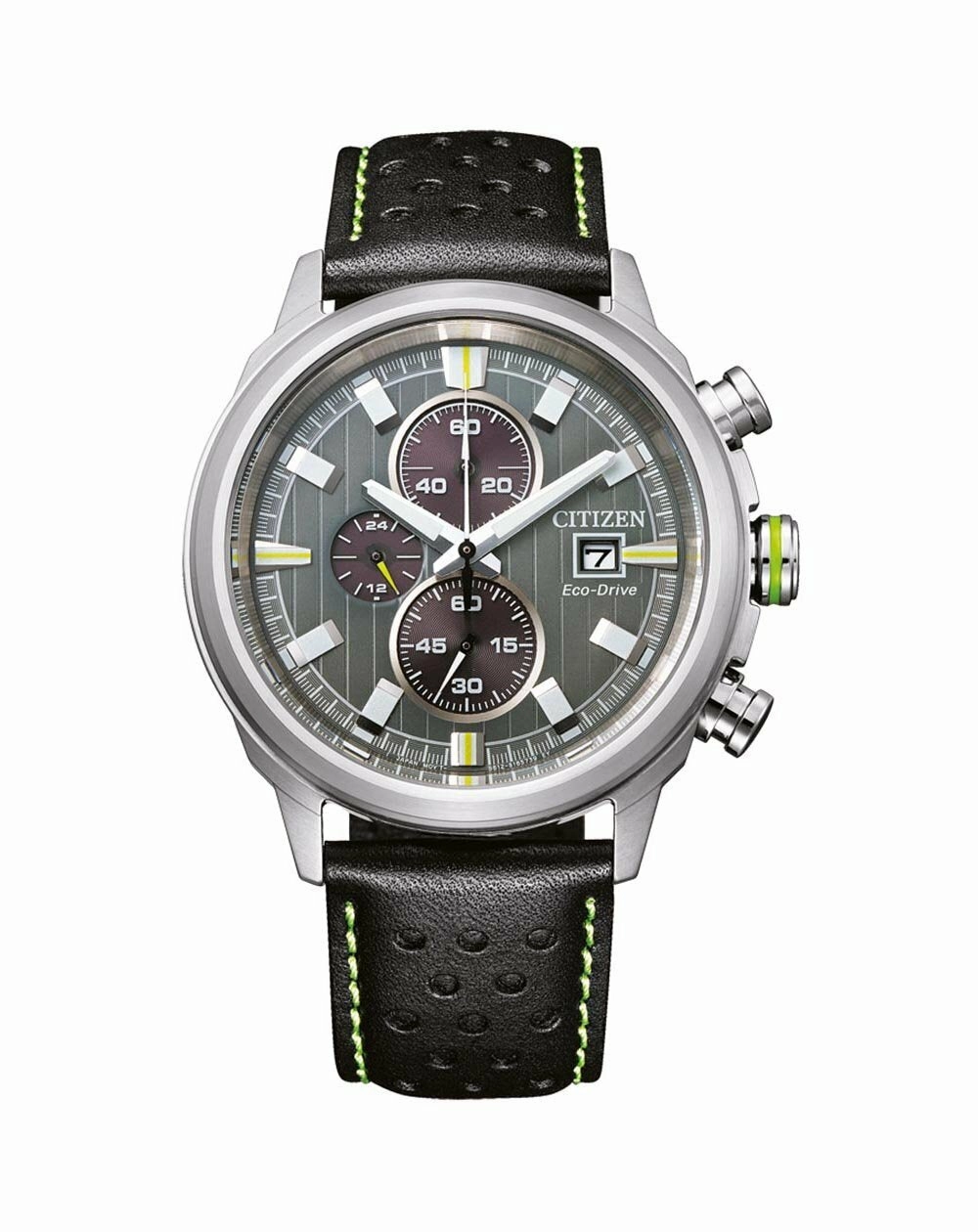Citizen Chronograph Leather Strap Watch CA0739-13H